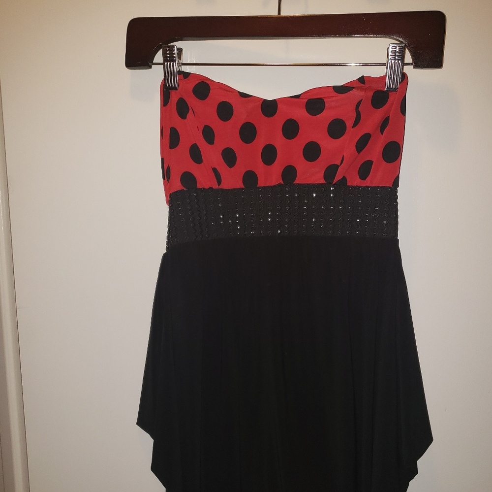 Polka Dot Mini Dress